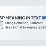 SP Meaning in Text 💬 Slang Definition, Common Uses & Chat Examples (2026)
