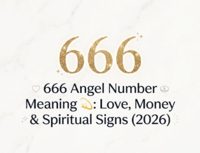 666 Angel Number Meaning 💫 Love, Money & Spiritual Signs (2026)