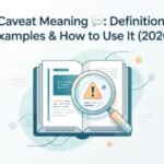 Caveat Meaning 💬 Definition, Examples & How to Use It (2026)