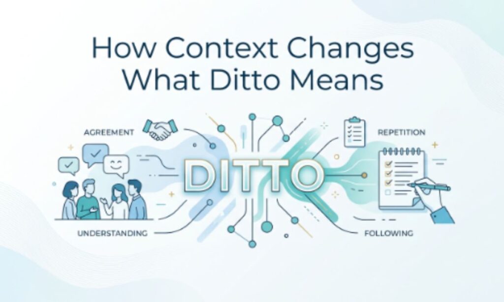 How Context Changes What Ditto Means