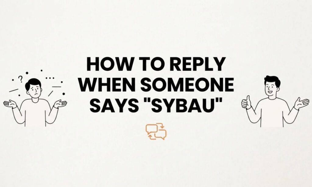 How to Reply When Someone Says _SYBAU_