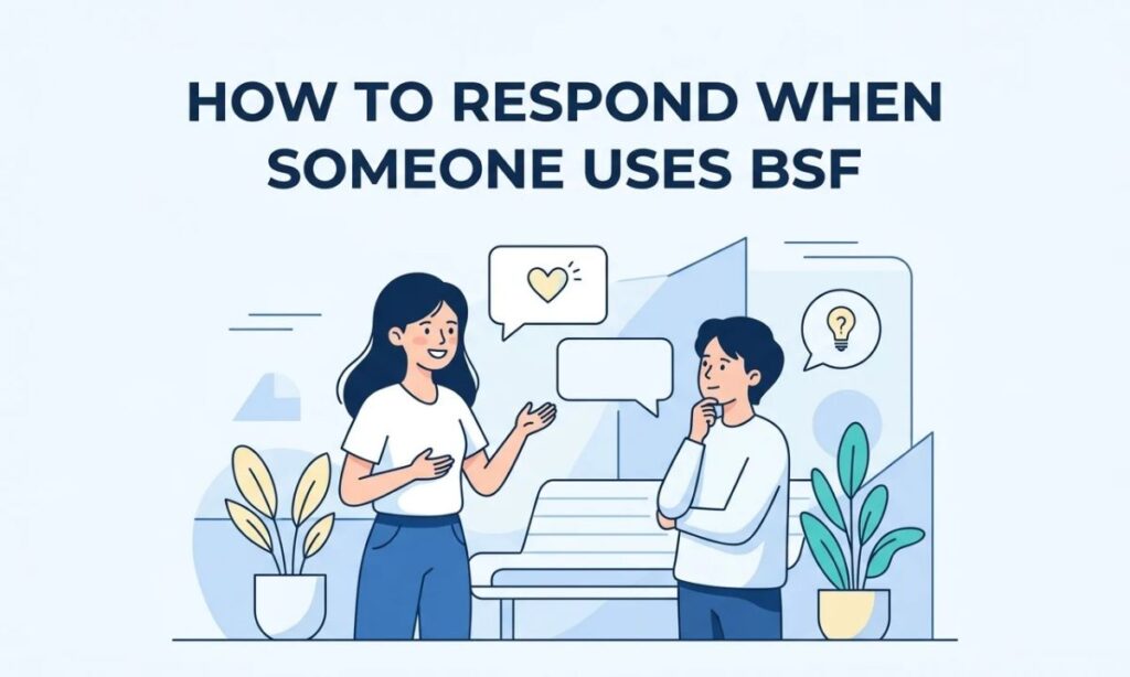 How to Respond When Someone Uses BSF