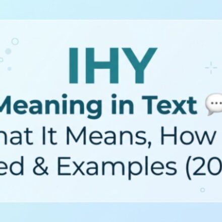 IHY Meaning in Text