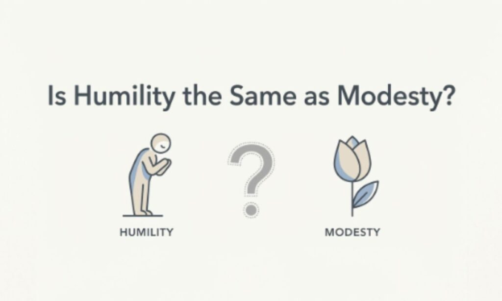 Is Humility the Same as Modesty