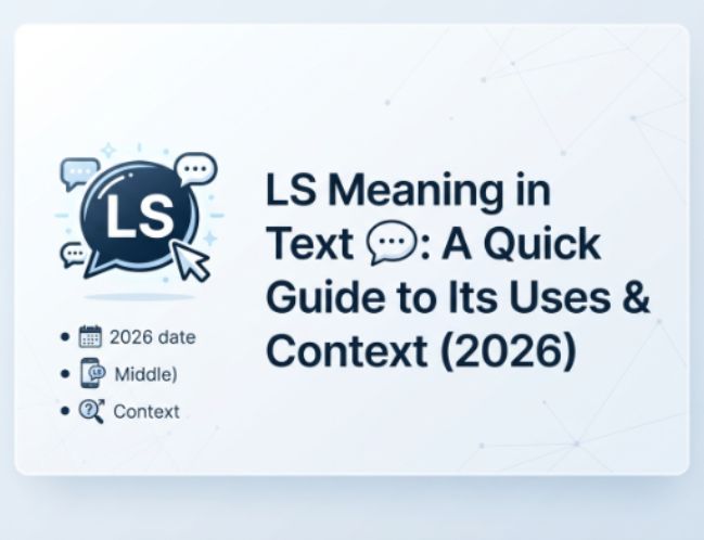 LS Meaning in Text 💬 A Quick Guide to Its Uses & Context (2026)