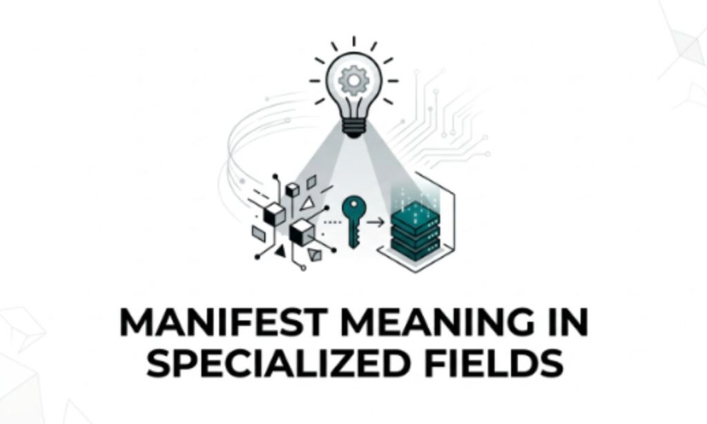 Manifest Meaning in Specialized Fields