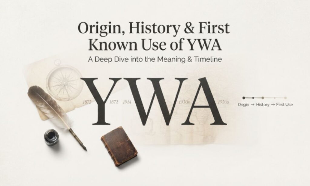Origin, History & First Known Use of YWA