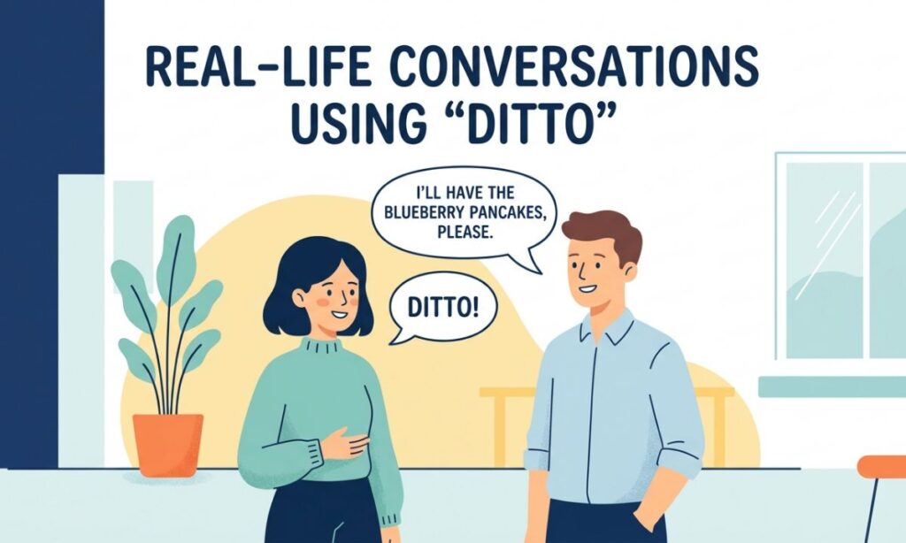 Real-Life Conversations Using _Ditto_