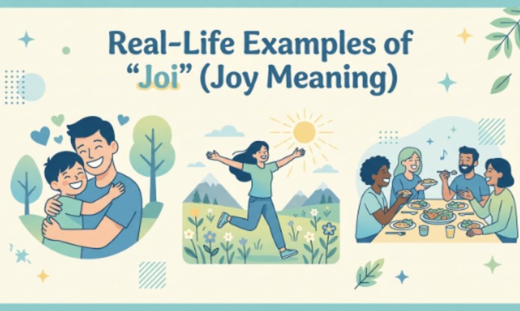 Real-Life Examples of Joi (Joy Meaning)