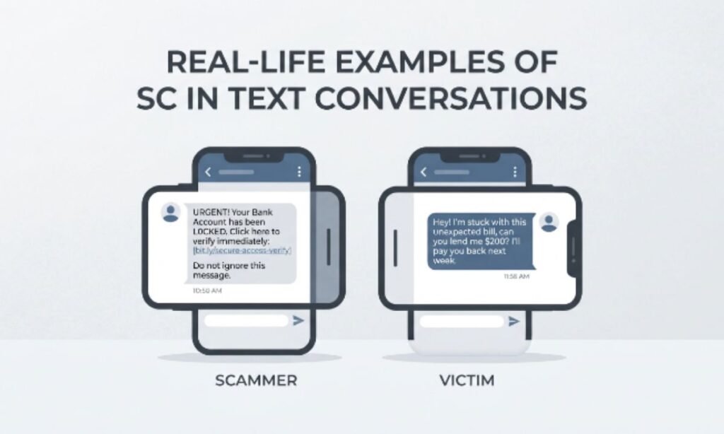 Real Life Examples of SC in Text Conversations