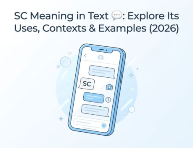 SC Meaning in Text 💬 Explore Its Uses, Contexts & Examples (2026)
