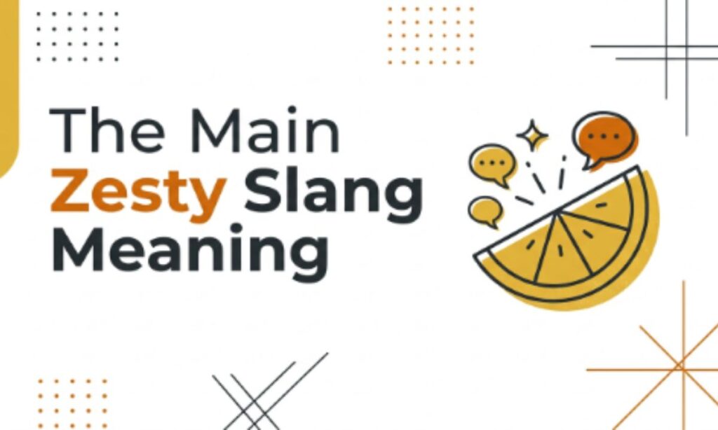 The Main Zesty Slang Meaning