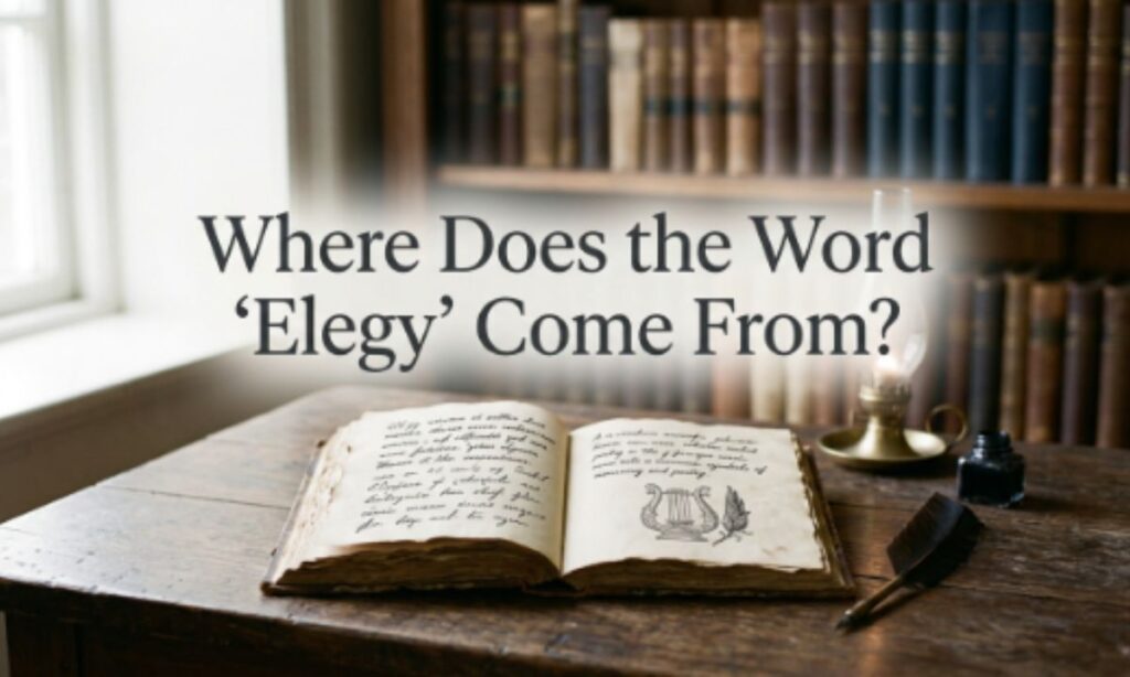 Where Does the Word _Elegy_ Come From_