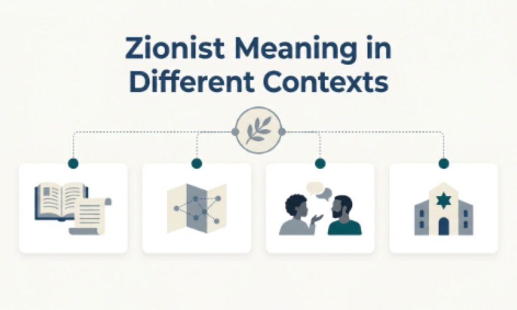 Zionist Meaning in Different Contexts