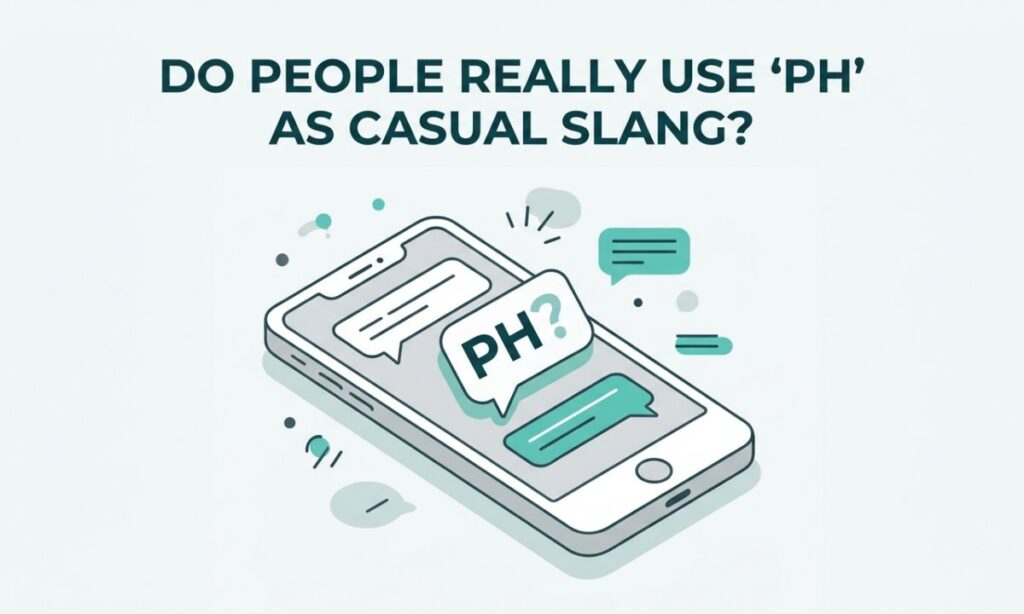Do People Really Use _PH_ as Casual Slang_