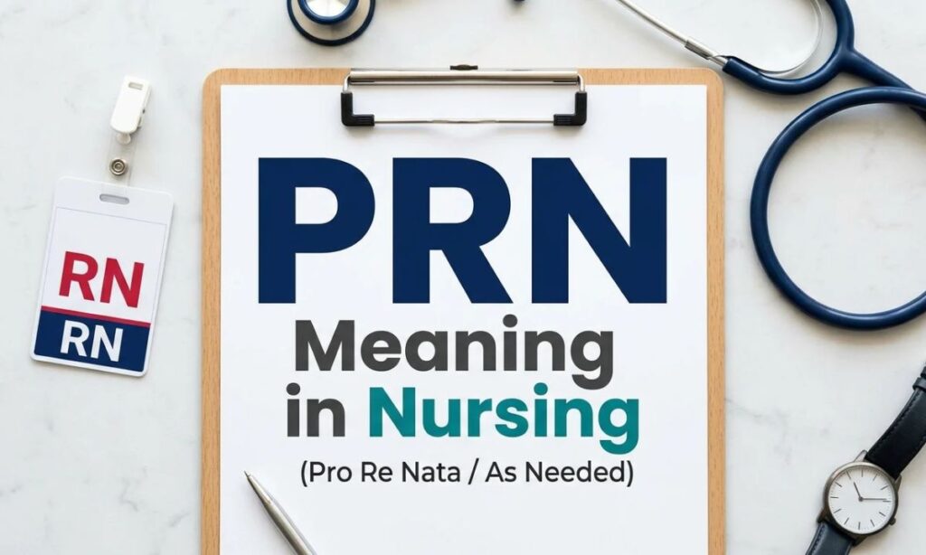PRN Meaning in Nursing