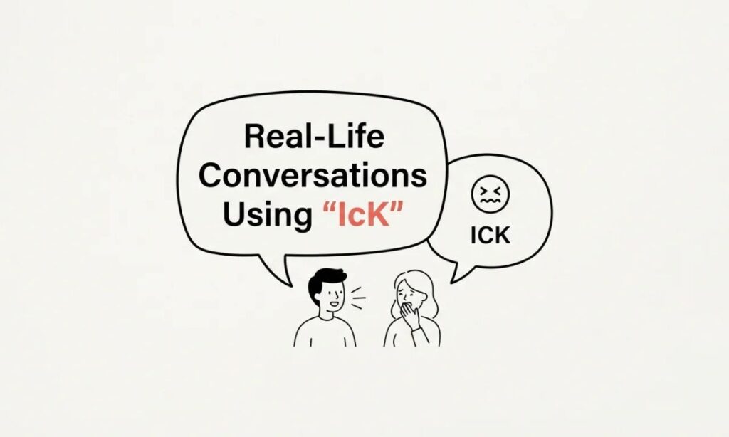 Real-Life Conversations Using _Ick_