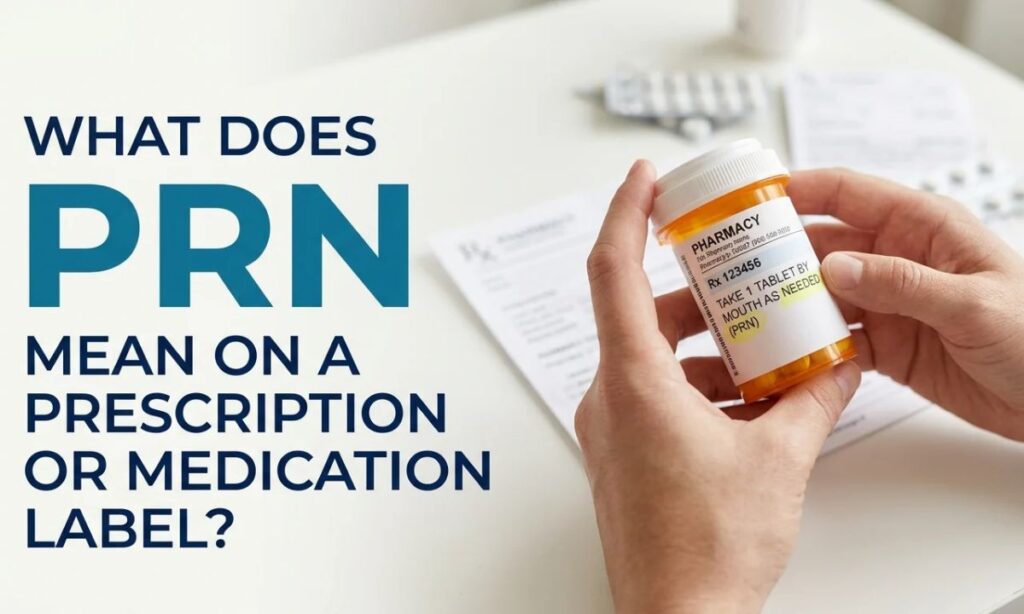 What Does PRN Mean on a Prescription or Medication Label_
