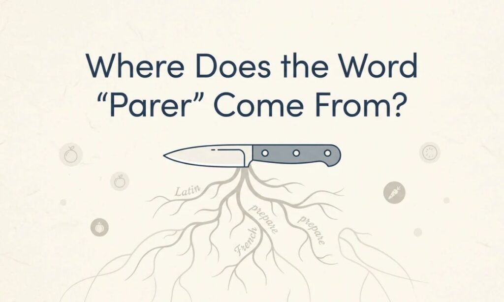 Where Does the Word _Parer_ Come From_